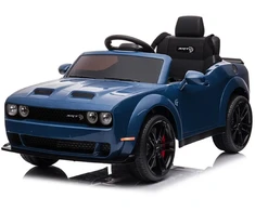 Toycars Vaikų Baterijomis Varomas Automobilis, Dodge Challenger SRT, 110x66x62 cm, Mėlynas