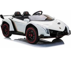 Toycars Vaikų mašinėlė, Lamborghini Veneno, 135x72x35 cm, Balta