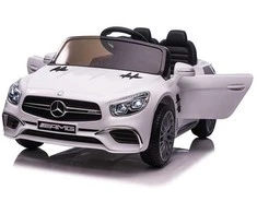 Toycars Vaikų Mašinėlė, Mercedes-Benz SL65 AMG, 108x63x46 cm, Balta