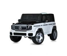 Toycars Vaikų transporto priemonė, Mercedes Benz EQG, 121x74x62 cm, Balta / Juoda