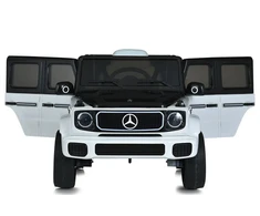 Toycars Vaikų transporto priemonė, Mercedes Benz EQG, 121x74x62 cm, Balta / Juoda