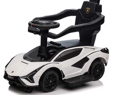 Toycars Važiuojama stumdoma mašina, Lamborghini Sian, 79x35x101 cm, Balta