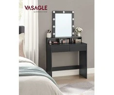 Songmics Vasagle Tualetinis staliukas su LED apšvietimu