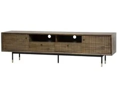TV staliukas Maze, 200 x 55 x 45 cm, šviesiai ruda