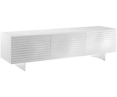 TV staliukas, 180 x 50 x 49 cm, Hudson, baltas