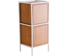 Customform Stelažas, SKAP 3R1 DURYS, 180x40x60 cm, Juoda