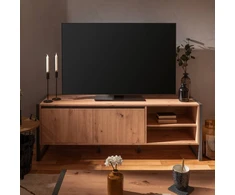 TV staliukas Homestyle4U TV spintelė, 160x40x55 cm, pilka