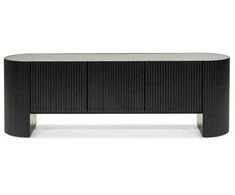 TV staliukas Novanook TV spintelė, NOIR, 60x180x45 cm, Juoda