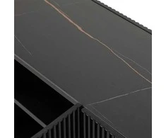 TV staliukas Novanook TV spintelė, NOIR, 60x180x45 cm, Juoda