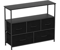 TV staliukas Promotions Komoda, 100x30x80 cm, ruda, metalinis rėmas