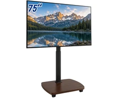 TV staliukas Relaxdays Grindinis TV stovas 43–75 colių