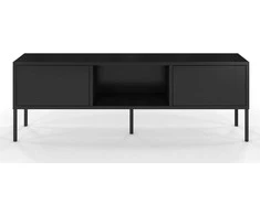 TV staliukas Skandica Komoda, MIRKA, 130x35 cm, Juoda