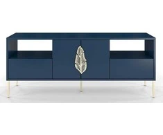 TV staliukas Spintelė, Skandica MERLIN, 136x40 cm, Tamsiai mėlyna