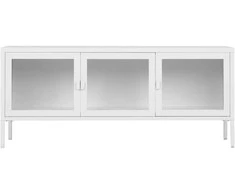 TV staliukas House Televizoriaus stalas, Brisbane, 130x40x55 cm, Balta
