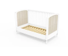 TV staliukas Theobebe HERMIONE / LAFAYETTE Transformuojamos sofos komplektas 140 cm – Balta