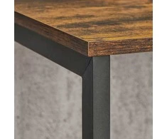 TV staliukas Vasagle TV spintelė su atvirais skyriais 40 x 120 x 50 cm vintažinė ruda-juoda