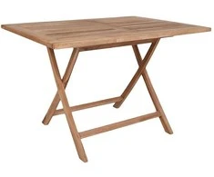 House Valgomoji stalas, Oviedo Teak, 120x80 cm, Natūrali