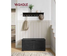 Songmics Daiktadėžė 40x100x46 cm juodas