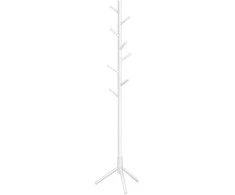 Songmics Drabužių kabykla, 47x47x175 cm, balta