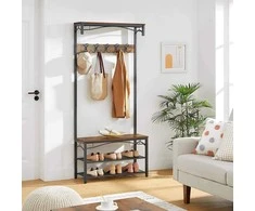Songmics Drabužių kabykla, 80x32x178.5 cm, juoda