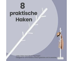 Songmics Drabužių kabykla 30 × 30 × 175 cm