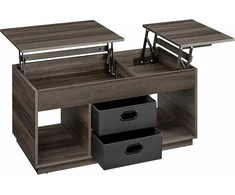 TV staliukas Songmics Kavos staliukas, 100x50x48.5 cm, ruda