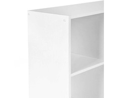 Songmics Knygų lentyna, 65.7x30x130 cm, balta