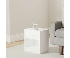 Songmics Naktinis staliukas, 45x35x58,3 cm, balta