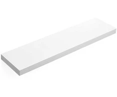 Songmics Sieninė lentyna, 80x20x3,8 cm, balta