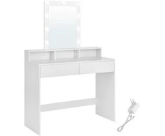 Songmics Tualetinis staliukas, 100x40x145 cm, balta