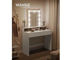 Songmics Tualetinis staliukas, 100x40x145 cm, balta