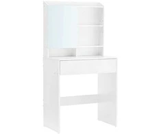 Songmics Tualetinis staliukas, 70x40x136 cm, balta