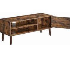 Songmics TV staliukas, 120x40x49 cm, rudas