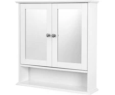 Songmics Vonios spintelė, 56,5x13x58,5 cm, balta