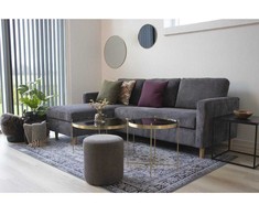 House Nordic Aps Veidrodis Jersey apvalus auksine 60cm