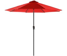 Songmics Skėtis Ø 300 cm raudonas