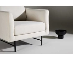 Venture Design 1-vietės sofa, Dangus, 86x87x68 cm, Balta