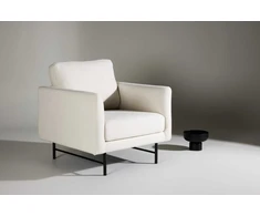 Venture Design 1-vietės sofa, Dangus, 86x87x68 cm, Balta