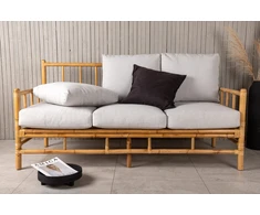 Venture Design 3-vietės sofa, lauko, 77x88x180 cm, natūrali