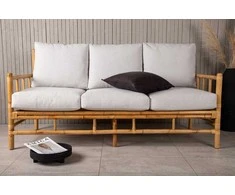 Venture Design 3-vietės sofa, lauko, 77x88x180 cm, natūrali
