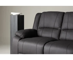 Venture Design 3 vietų atlošiamas sofa Singapore, juoda