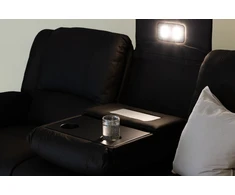 Venture Design 3 vietų atlošiamas sofa Singapore, juoda