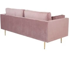 Venture Design 3 vietų sofa, Boom, 84x86x200 cm, Rožinė