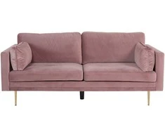Venture Design 3 vietų sofa, Boom, 84x86x200 cm, Rožinė