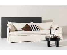 Venture Design 4-vietės Sofa, Nova, 275x90 cm, kreminė