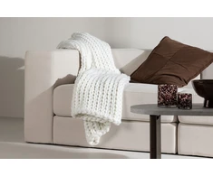 Venture Design Antklodė, Kate, 170x130 cm, Balta