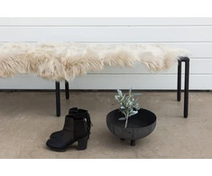Venture Design Antklodė, Katy poliesterio dirbtinė kailio imitacija, 180x55 cm, Bežiulė