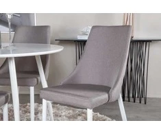 Venture Design Apskritas stalas, Plaza, 100 cm, Balta