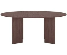 Venture Design Apvalus valgomojo stalas Graos MDF moka