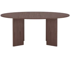 Venture Design Apvalus valgomojo stalas Graos MDF moka